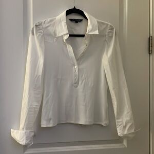 Veronica Beard  S  white long sleeve blouse